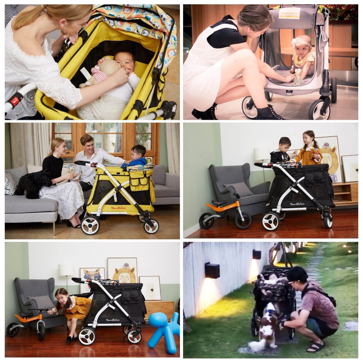 MJ01 Chariot Mini (Multi-Function Single Heavy Duty Stroller Wagon, Push Only)-Wonderfold-Stroll Zone