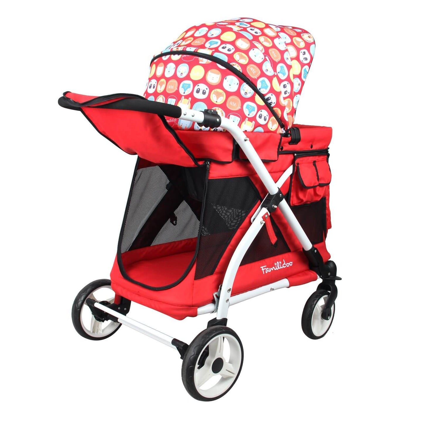 MJ01 Chariot Mini (Multi-Function Single Heavy Duty Stroller Wagon, Push Only)-Wonderfold-Stroll Zone