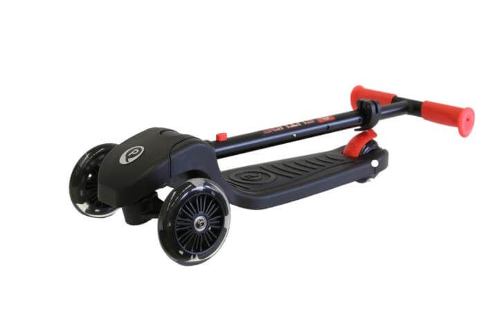 Red Future LED light Scooter-Qplay-Stroll Zone