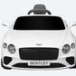 Bentley 12V White-Best Ride on Cars-Stroll Zone