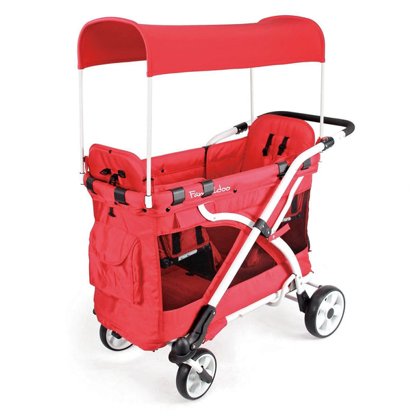 MJ04 Chariot Milioo (Multi-Function Heavy Duty Twin Stroller Wagon, Push Only)-Wonderfold-Stroll Zone