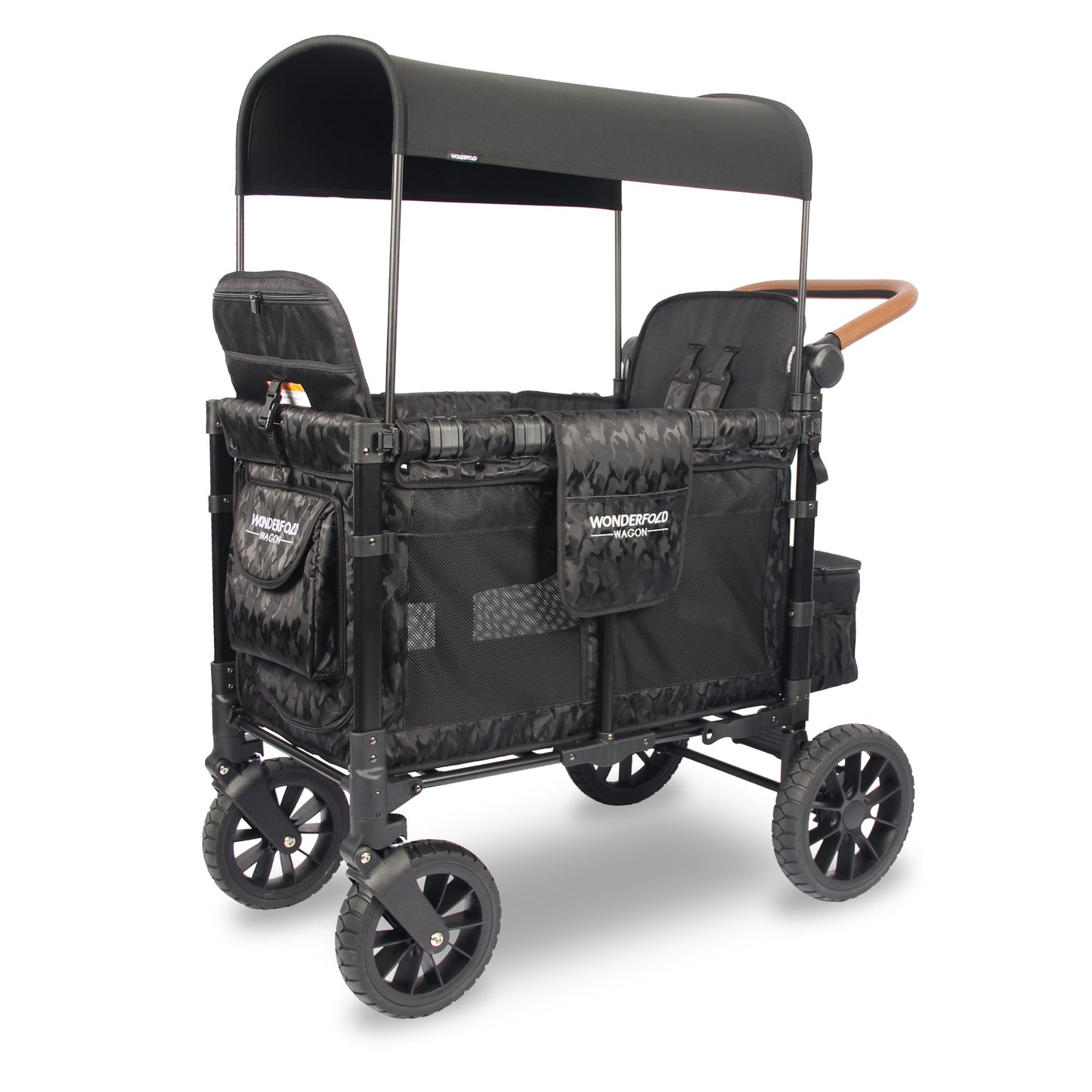 W2 Luxe Double Stroller Wagon (2 Seater)-Wonderfold-Stroll Zone