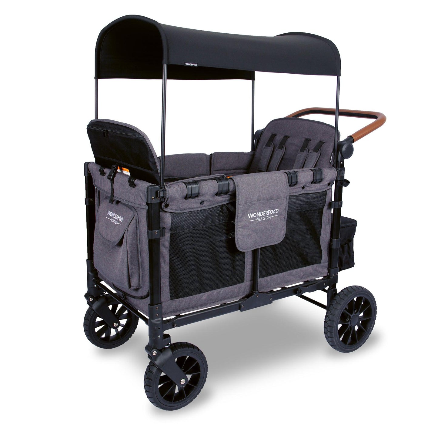 W4 Luxe Quad Stroller Wagon (4 Seater)-Wonderfold-Stroll Zone