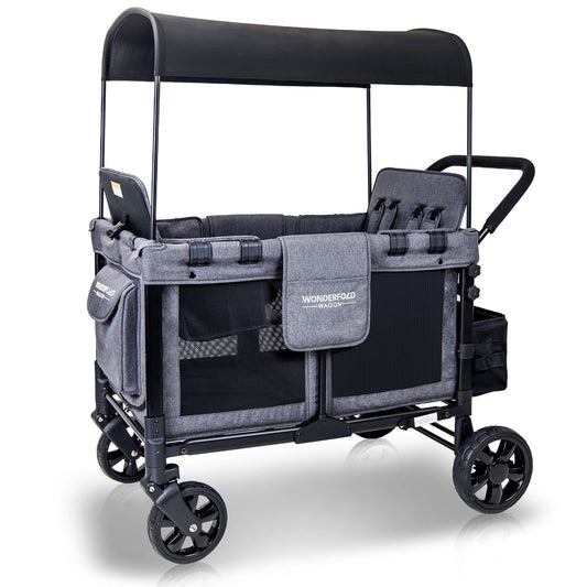 W4 Multi-Function 4-Passenger Quad Stroller Wagon-Wonderfold-Stroll Zone