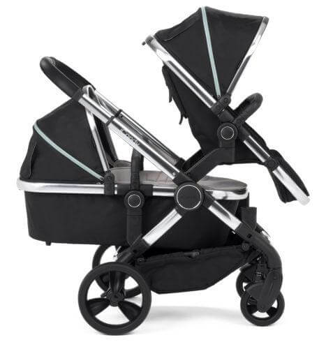 iCandy Peach Blossom Stroller – Chrome/Beluga – Toddler & Newborn